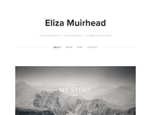 Tablet Screenshot of elizamuirhead.com